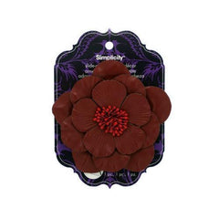 Red Flower Slide-On Headband Accent ( Case of 96 )