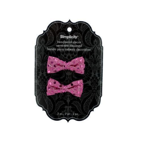pink bow headband accent ( Case of 72 )
